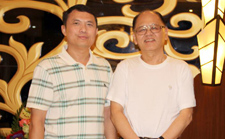 陈宗财总经理与时任海南省书记汪啸风合影
