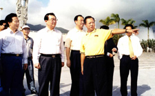 陈宗明董事长陪同时任中央政治局常委李长春等